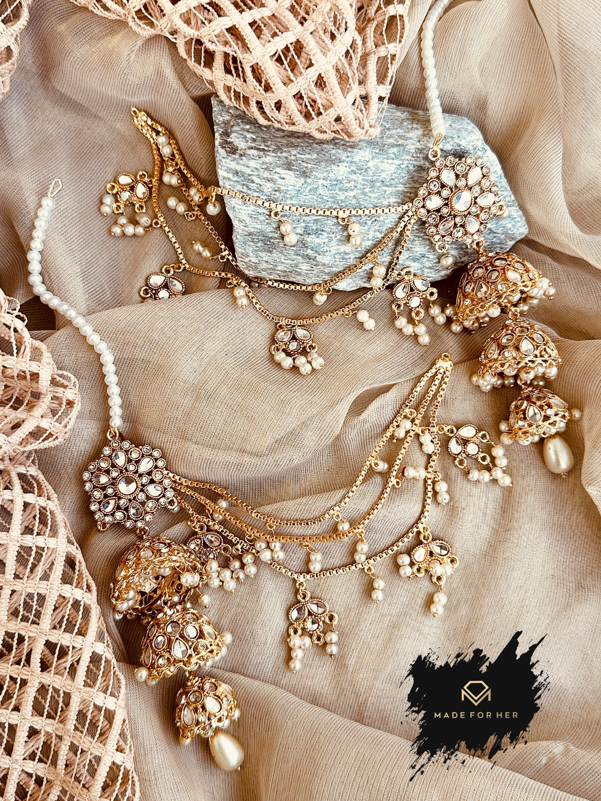 Royal Cascade Multi-Step Jhumki - WM1050
