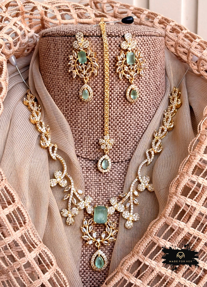 Elira – Zircon Necklace Set - KIA1220