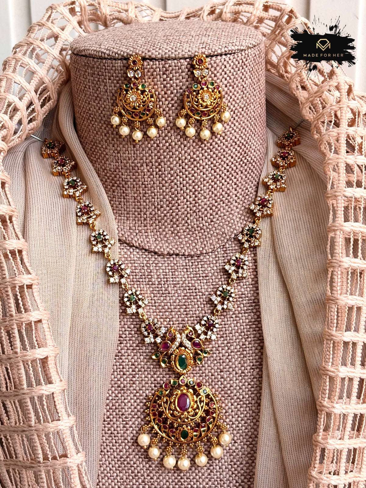 Orlina South Necklace Set - KSTP1042