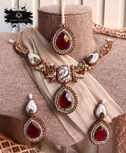 Ivory Glow Necklace Set - KQK1003