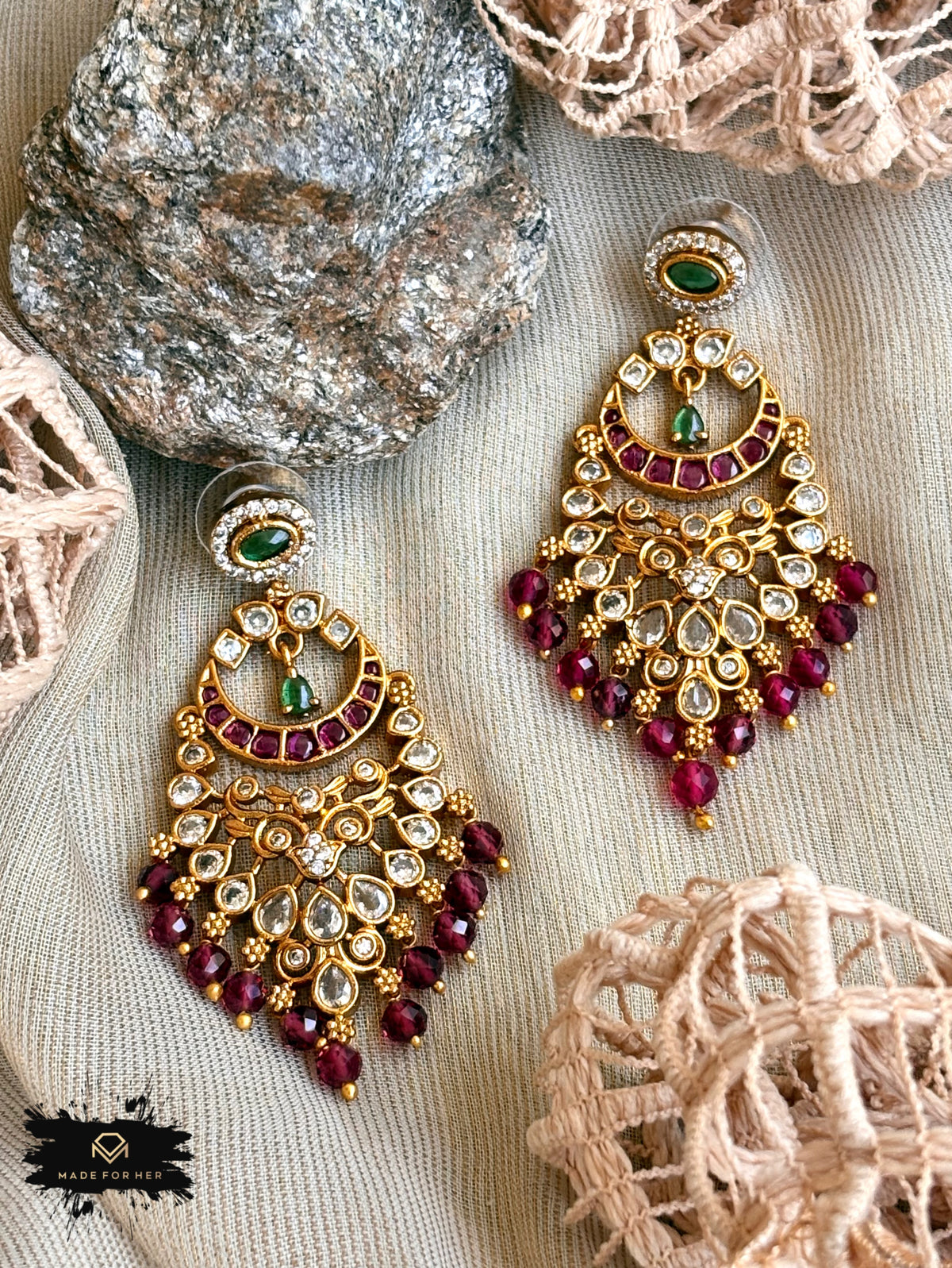 Jashn South Earrings - KSTP1053
