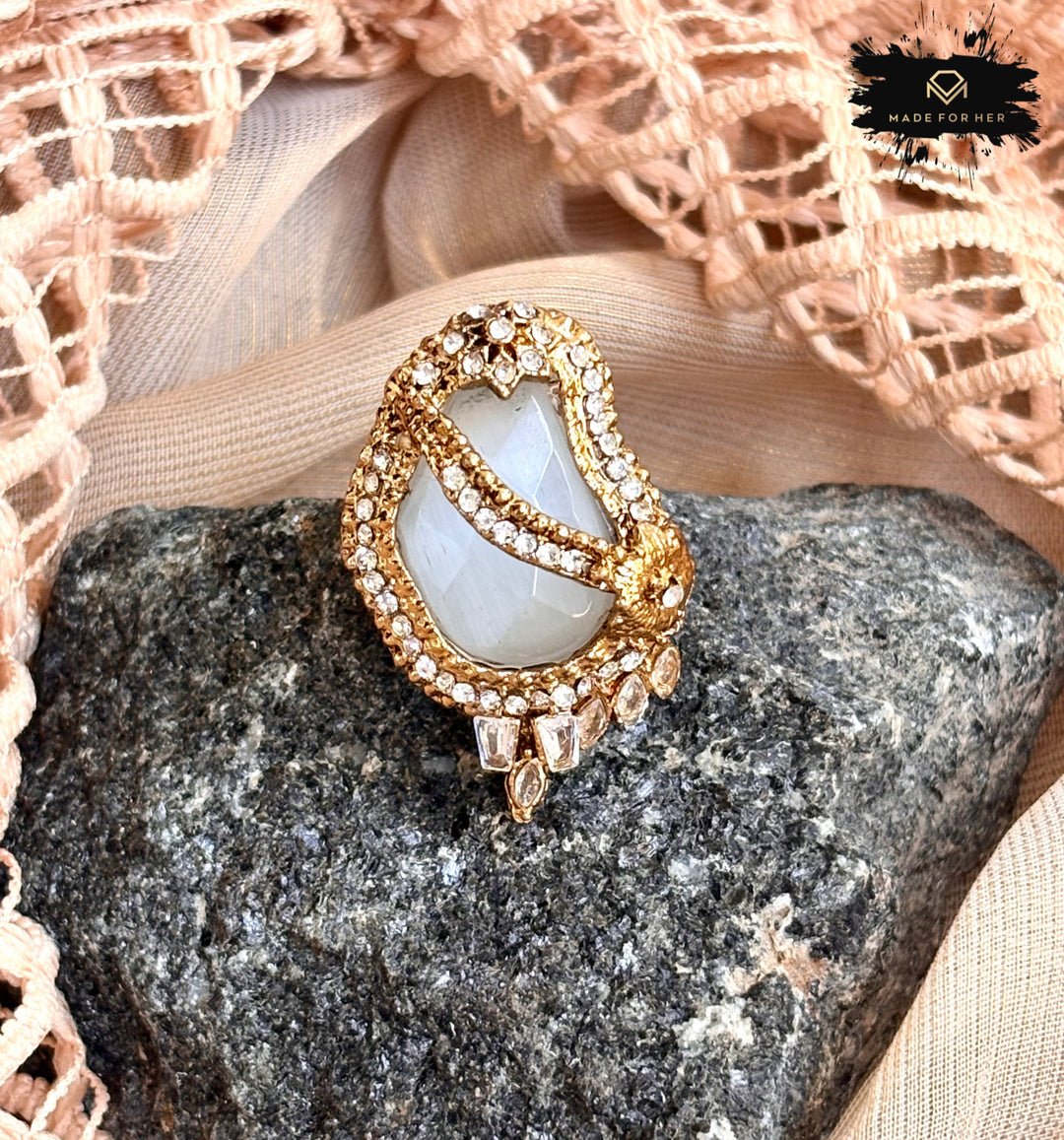 Turkish Blossom Ring - Adjustable - KSH1131