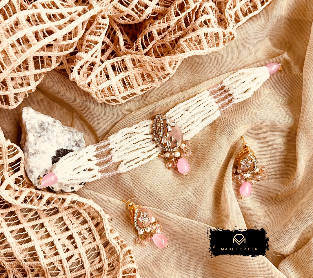 Zarqaa Choker Set - KSH1023