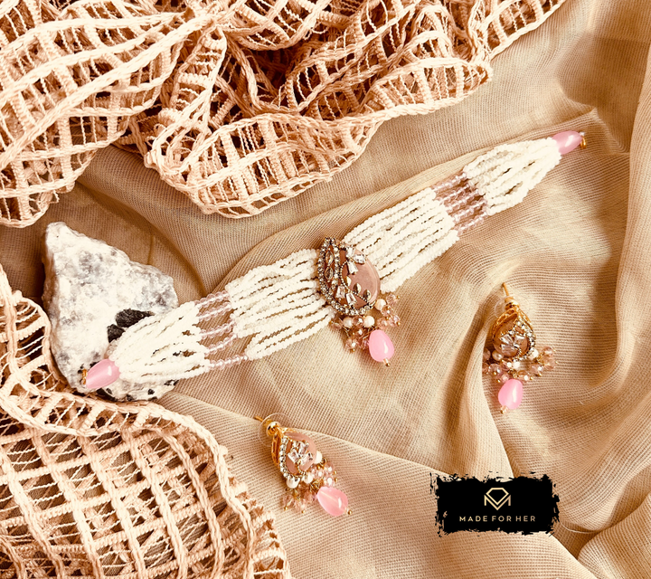 Zarqaa Choker Set - KSH1023