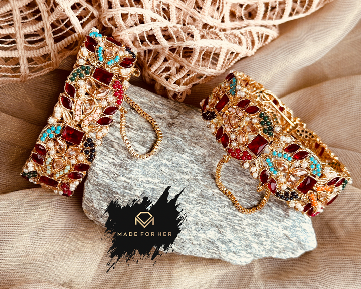 Elina Openable Bangles - KAT1011