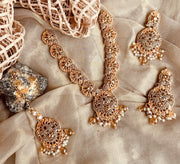 Mira — Dainty Drop Necklace Set - KAHD1027