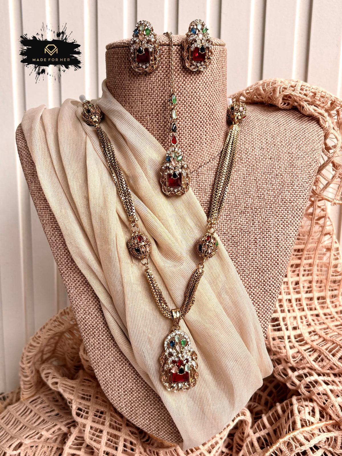 Nayel Antique Turkish Malaa Set - KSH1181