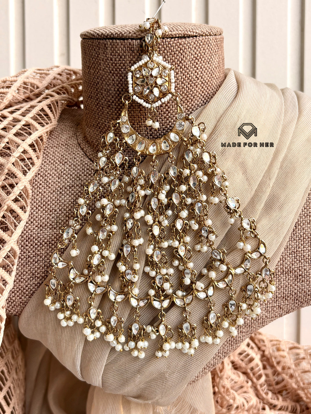 Sultana Jumbo Jhumar - Antique - KMW1190