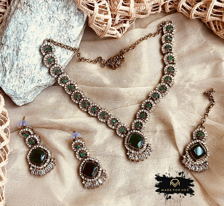 Tabeer Necklace Set - RJK1023