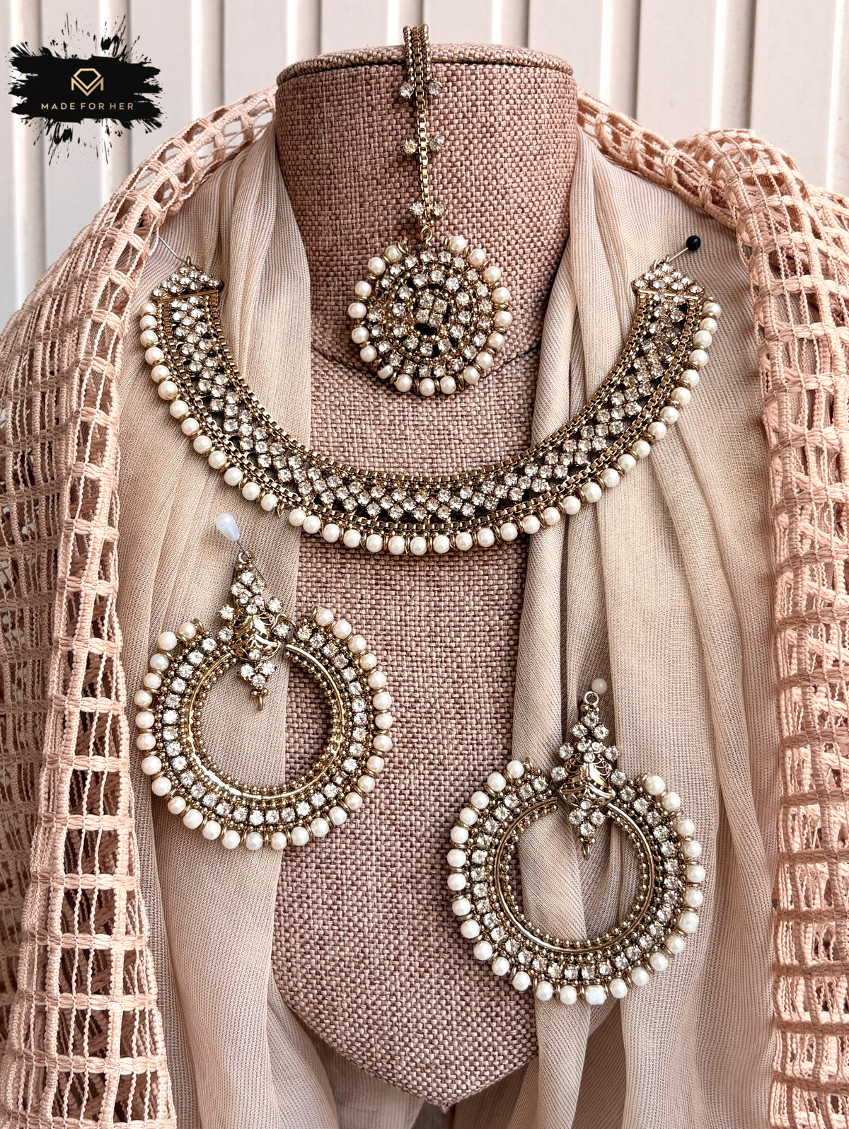 Gulrukh Necklace Set - KAT1049