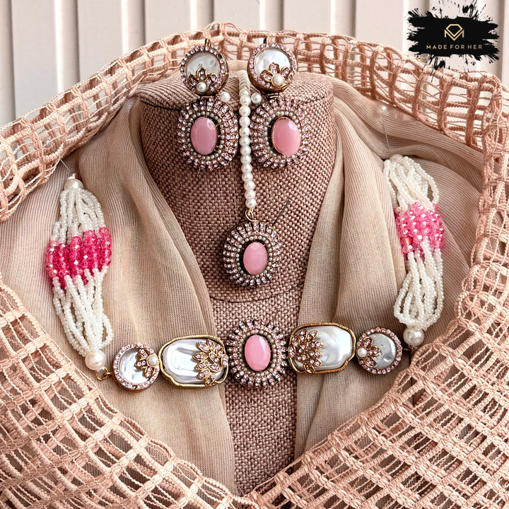 Elite Pearly Choker Set - KAHD1089