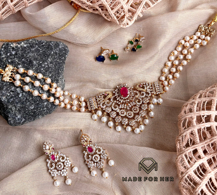 Nazakat - Choker Set - KSTP1089