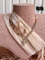 Elviera AD Zircon Necklace Set - KFS1022