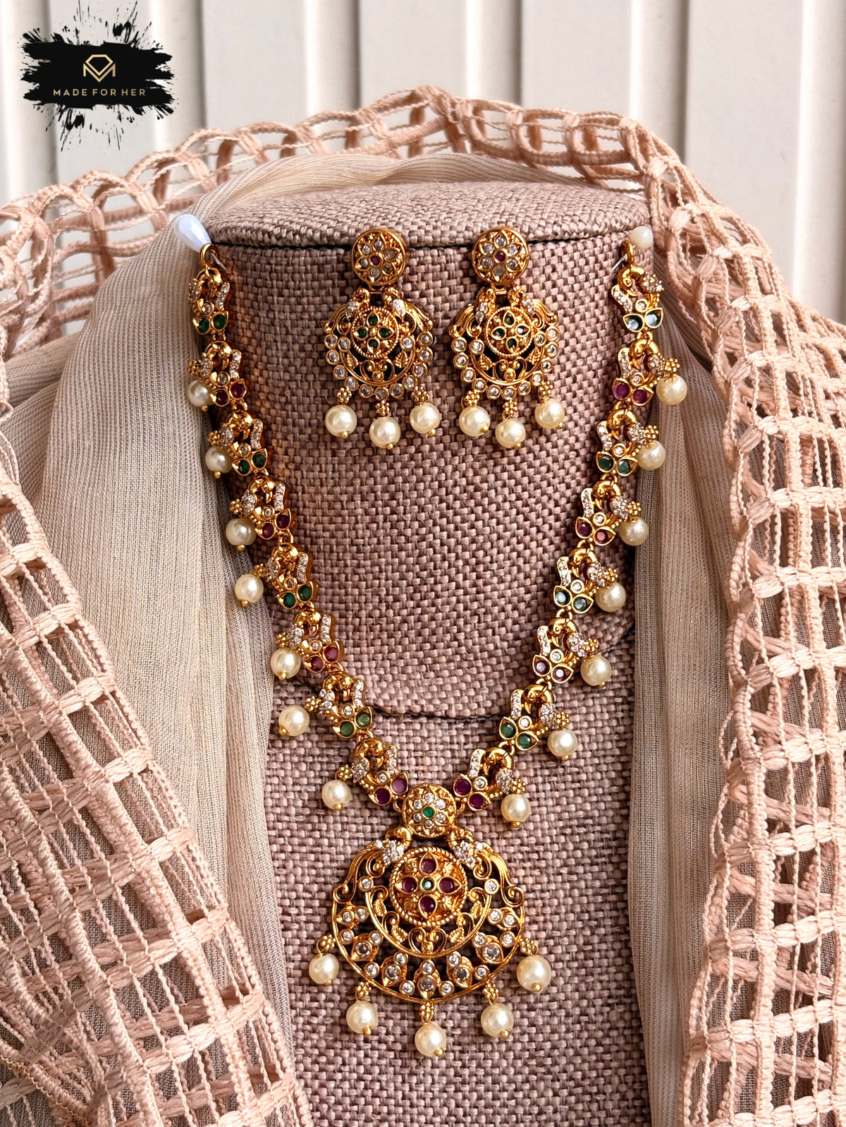 Mahpara South Necklace Set - KFS1101