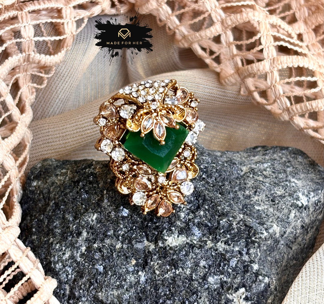 Zarqa Turkish Ring - Adjustable - KSH1132