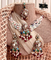 Pearl Gleam Choker Set - KSH1125