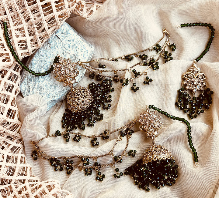 Noor-e-Naz Jhumki Tikka - LA1010