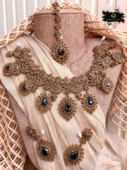 Crystal Statement Necklace Set - RAYN1079