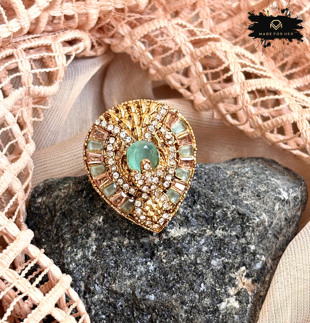 Turkish Vibe Ring - Adjustable - KSH1134
