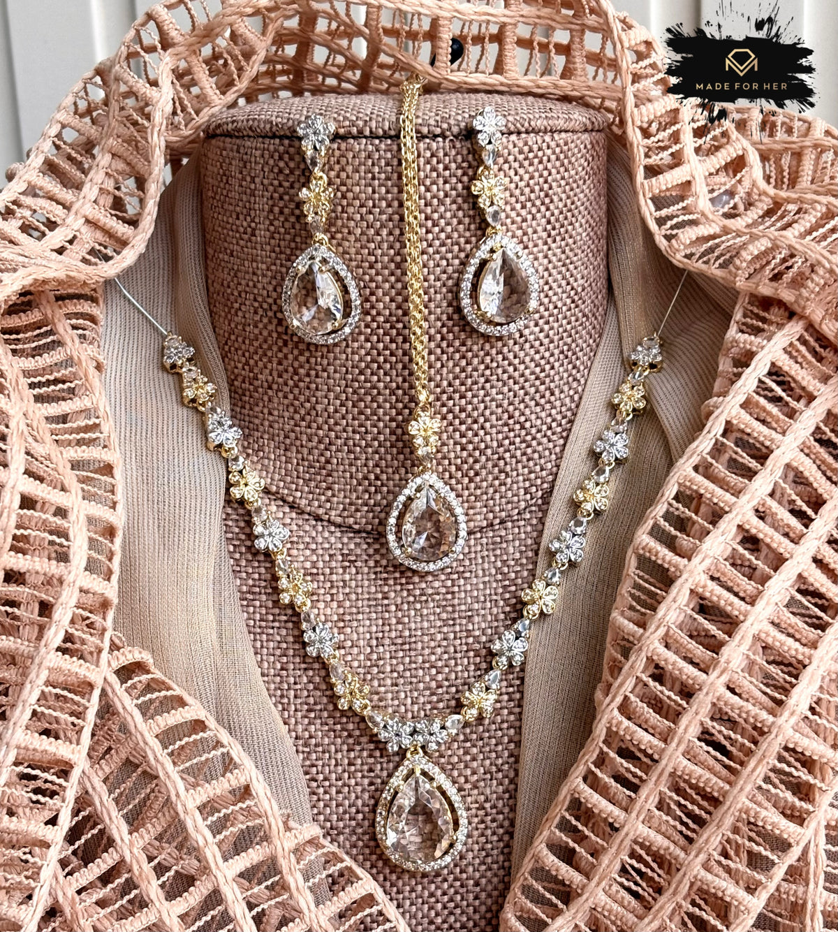 Elaris - Zircon Necklace Set - KB1020