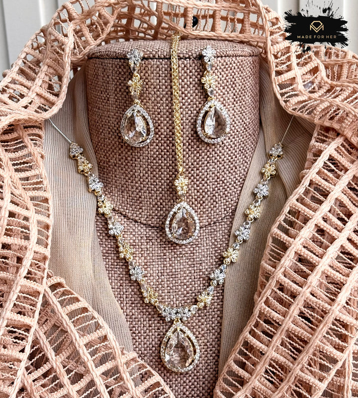 Elaris - Zircon Necklace Set - KB1020