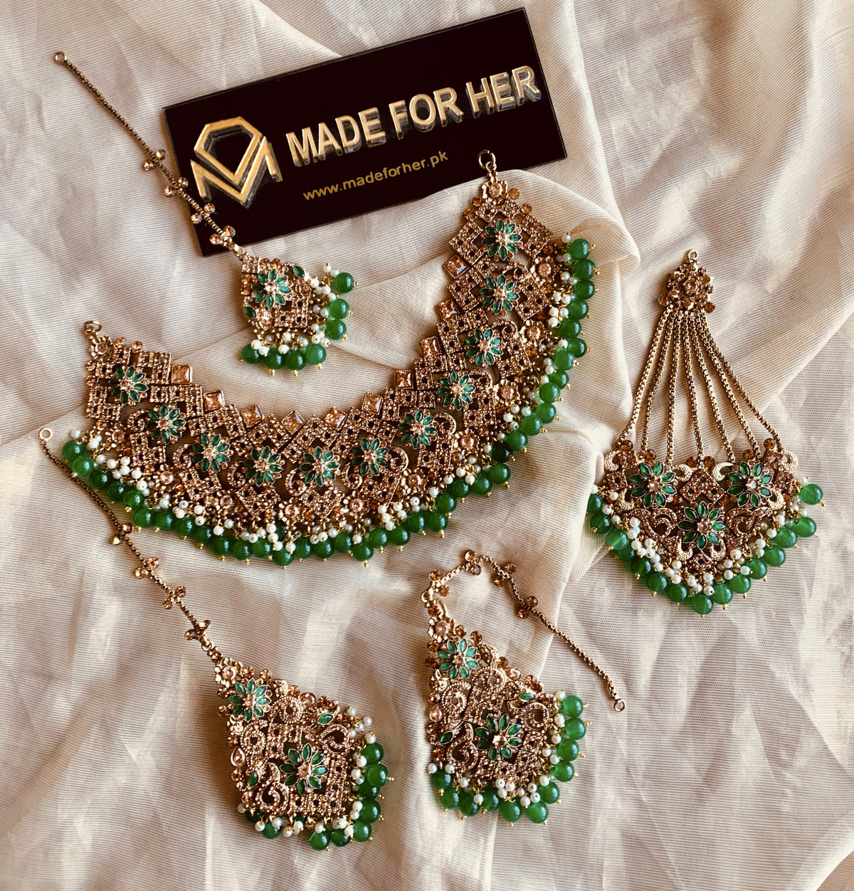 Bridal Necklace Set - KQK060