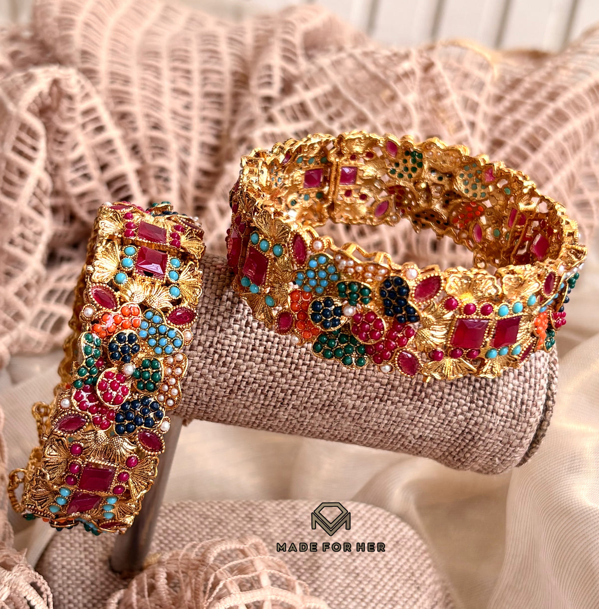 Gulzar - Nauratan Openable Bangles - LNS1203