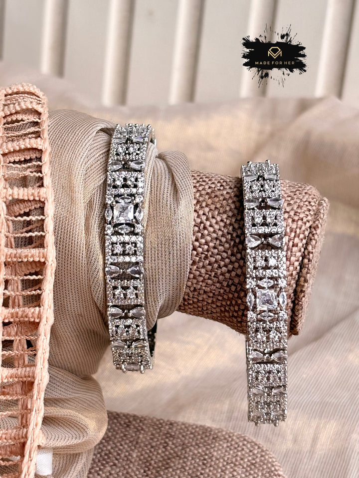 Infinity Glow Zircon Bangles - Size 2.6 - KKB1011