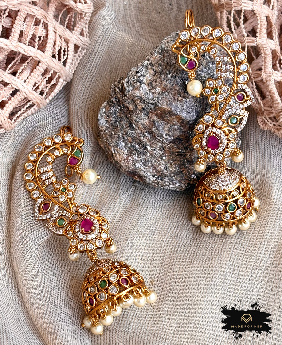Husn Ara Nauratan Earrings - KSTP1051