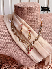 Elviera AD Zircon Necklace Set - KFS1022