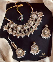 Unique Kundun Necklace Set - KAHD247