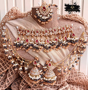 Sunehri Veil Choker Set - LNS1120