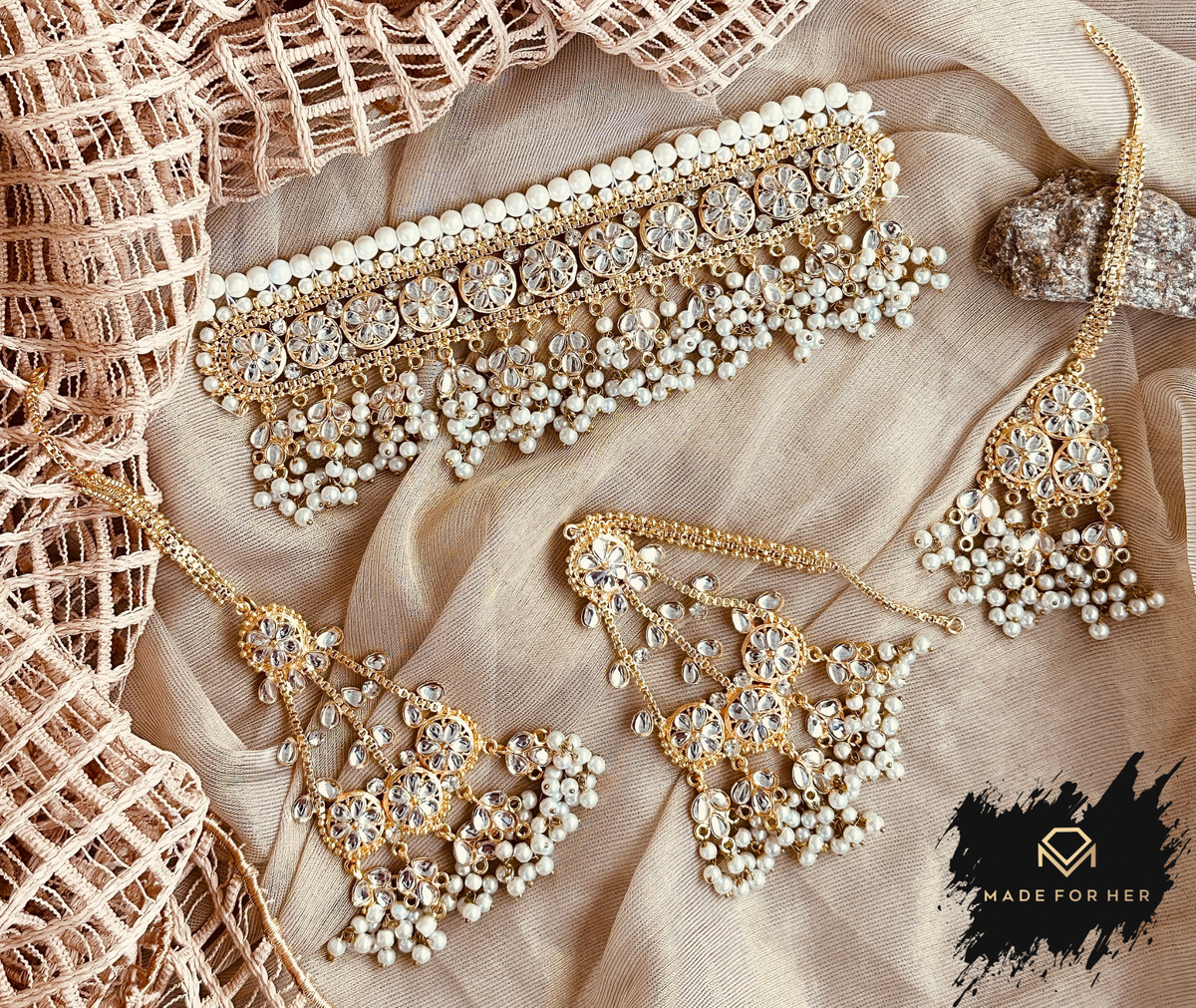 Mehrnaz â€“ Kundan Choker Set - WM1081