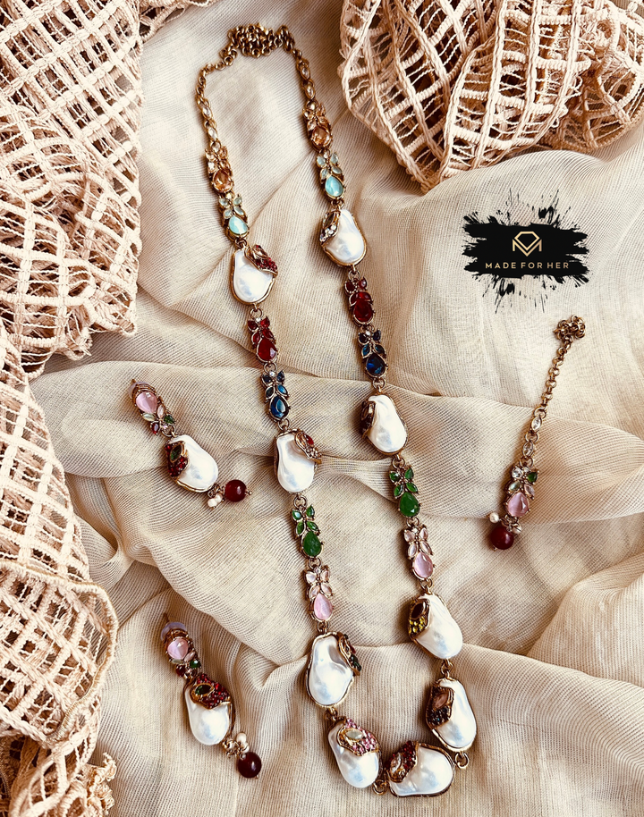 Divine Pearl Malaa Set - KSH1055