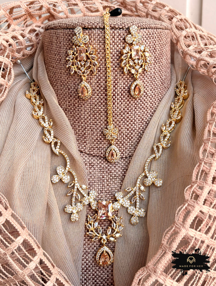 Elira – Zircon Necklace Set - KIA1220