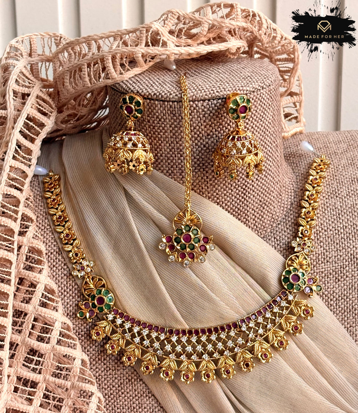 Riwayati South Necklace Set - KDV1020