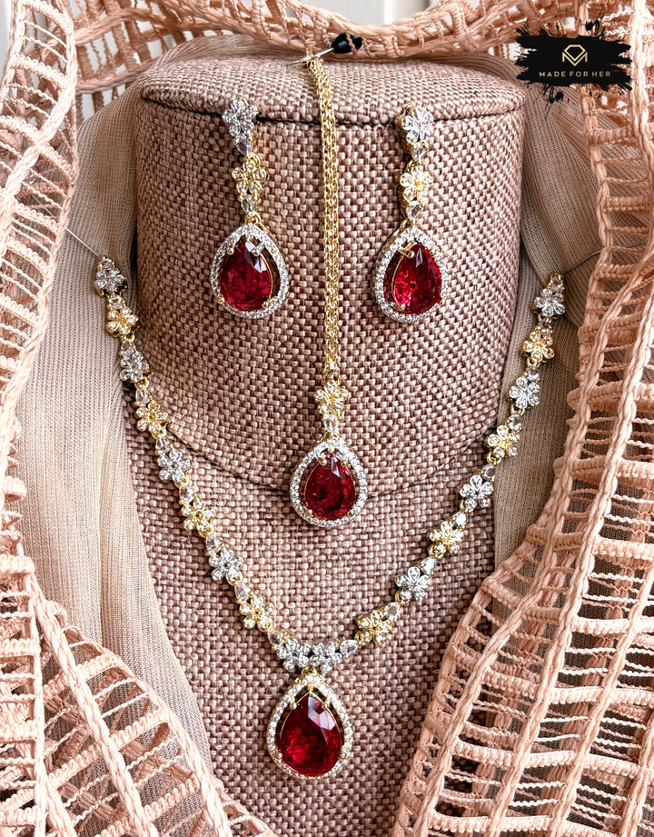 Elaris - Zircon Necklace Set - KB1020