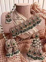 Embellished Bridal Choker Set - LA1079