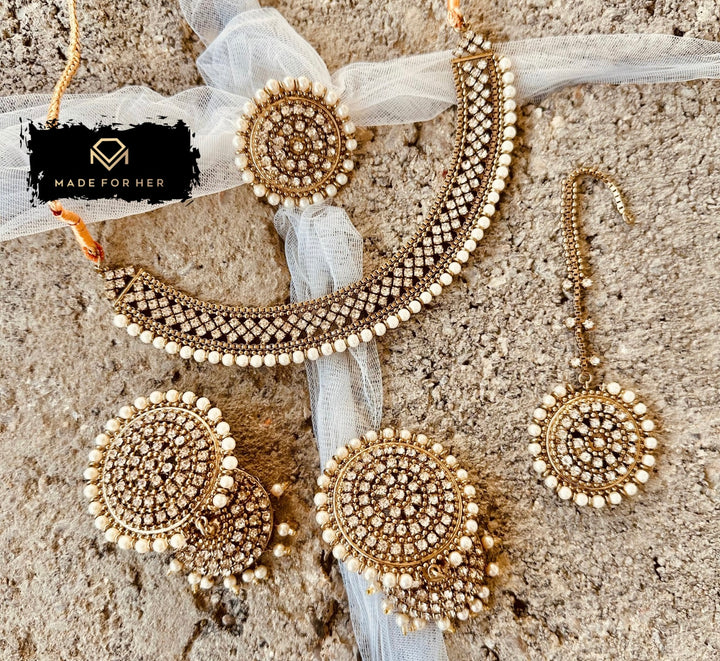 Manjoos-e-Tareekh Necklace Set - WM1052