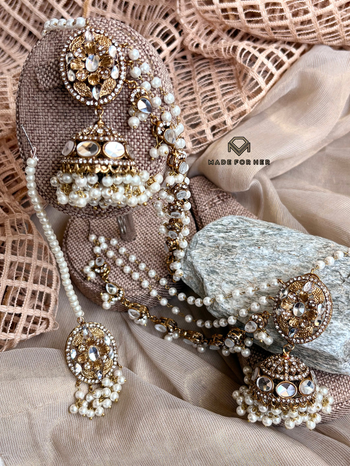 Mehré Noor Jhumki Tikka - LNS1192
