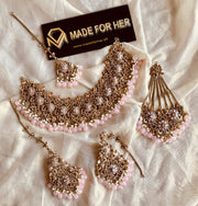 Bridal Necklace Set - KQK060