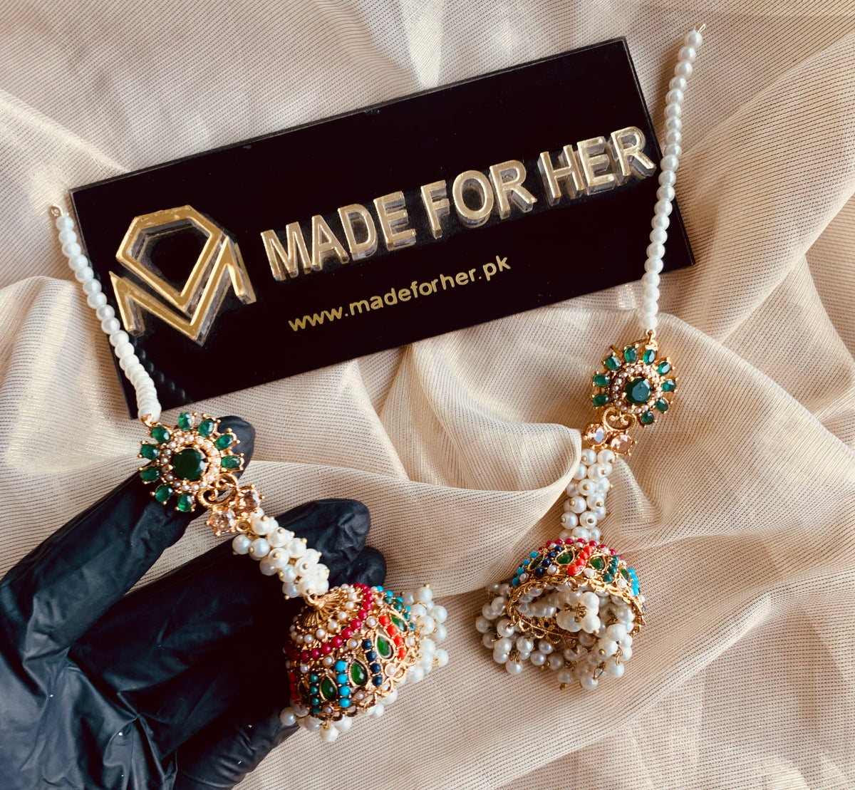 Pearly Jhumki - WM161