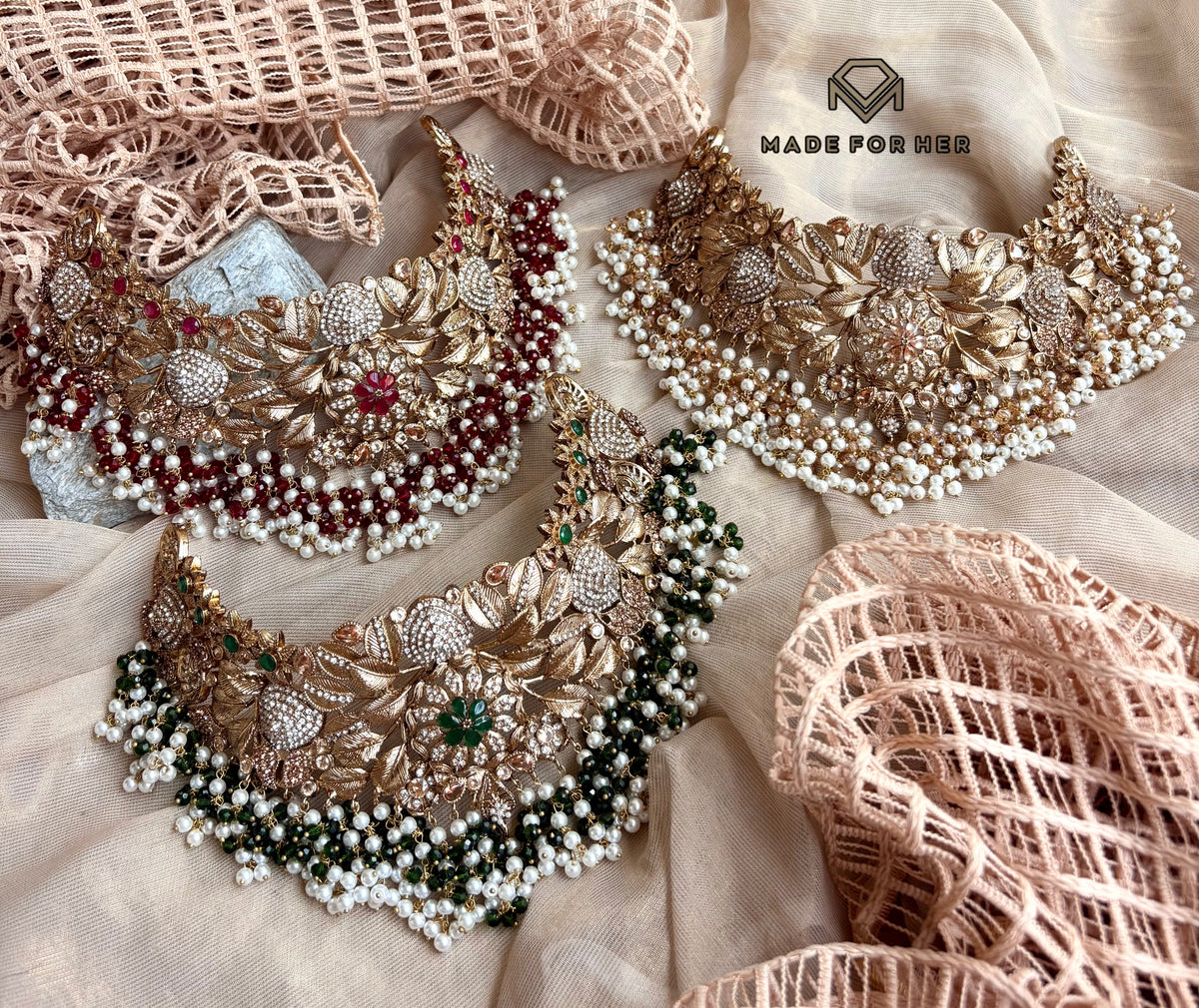 The Maharani - Bridal Collar Set - LA1089