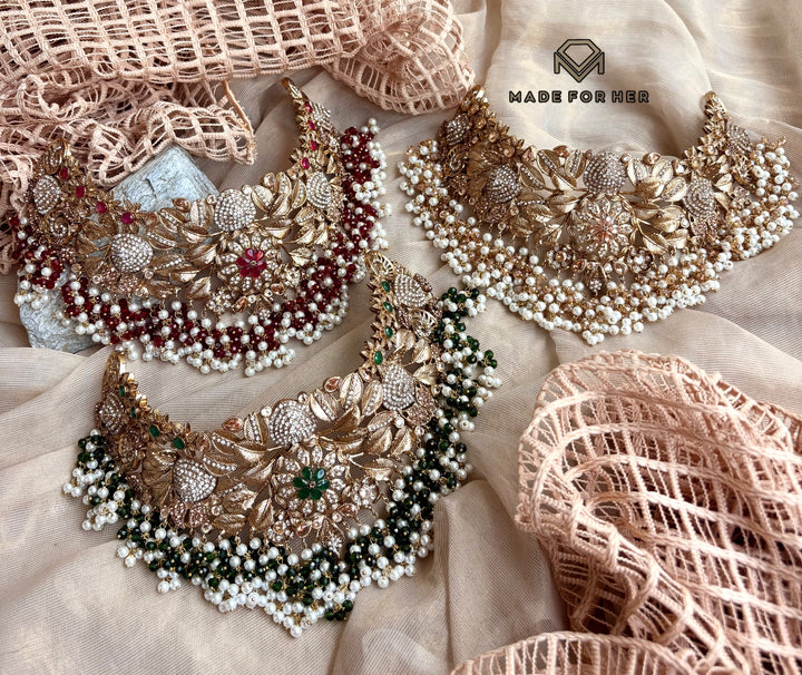 The Maharani - Bridal Collar Set - LA1089
