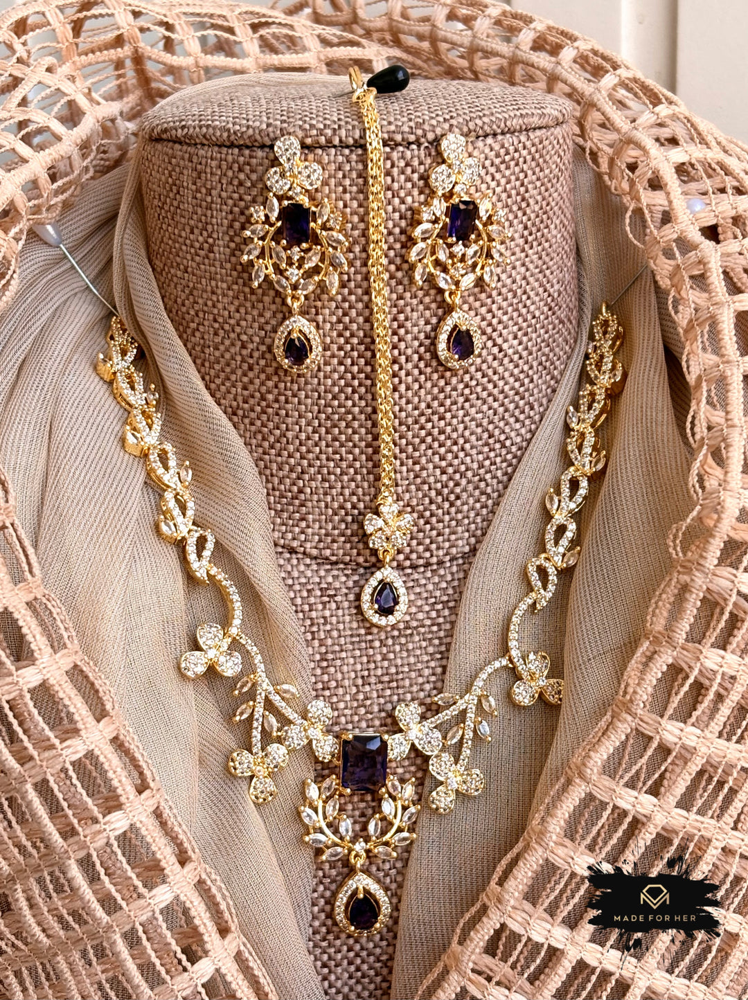 Elira – Zircon Necklace Set - KIA1220