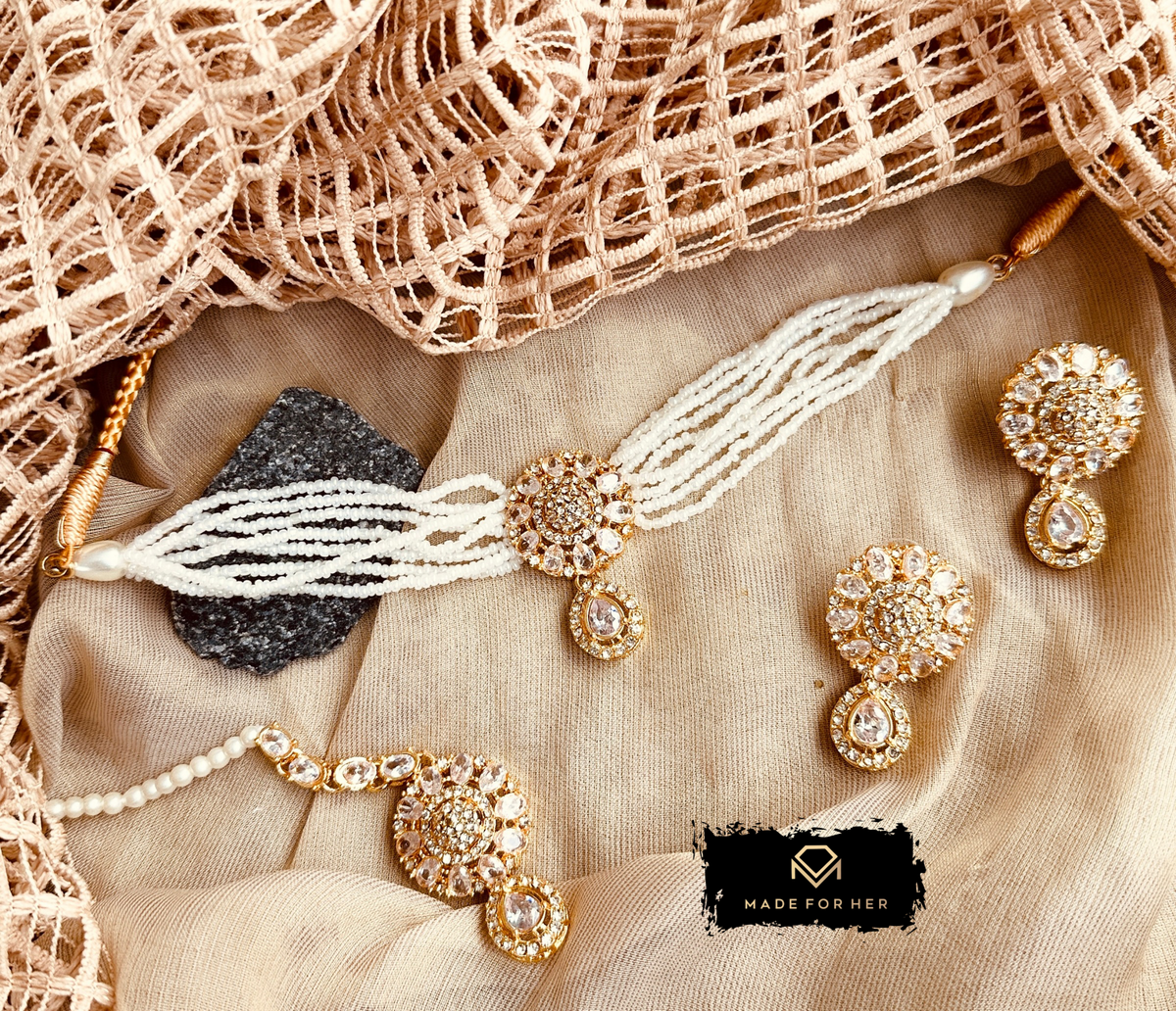 Velour Choker Set - KSH1024