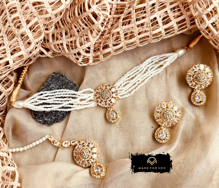 Velour Choker Set - KSH1024