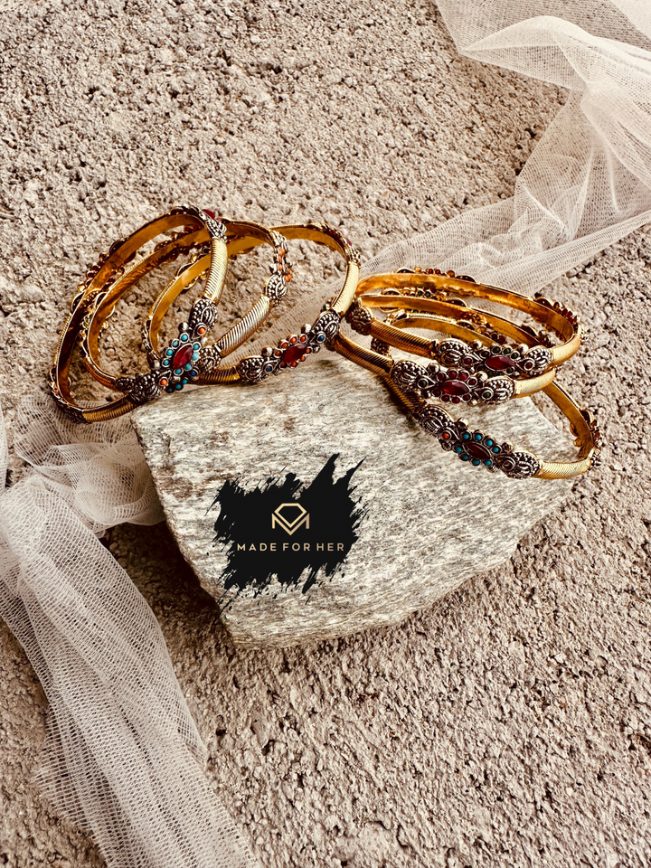 Noor Statement Bangles - WM1016