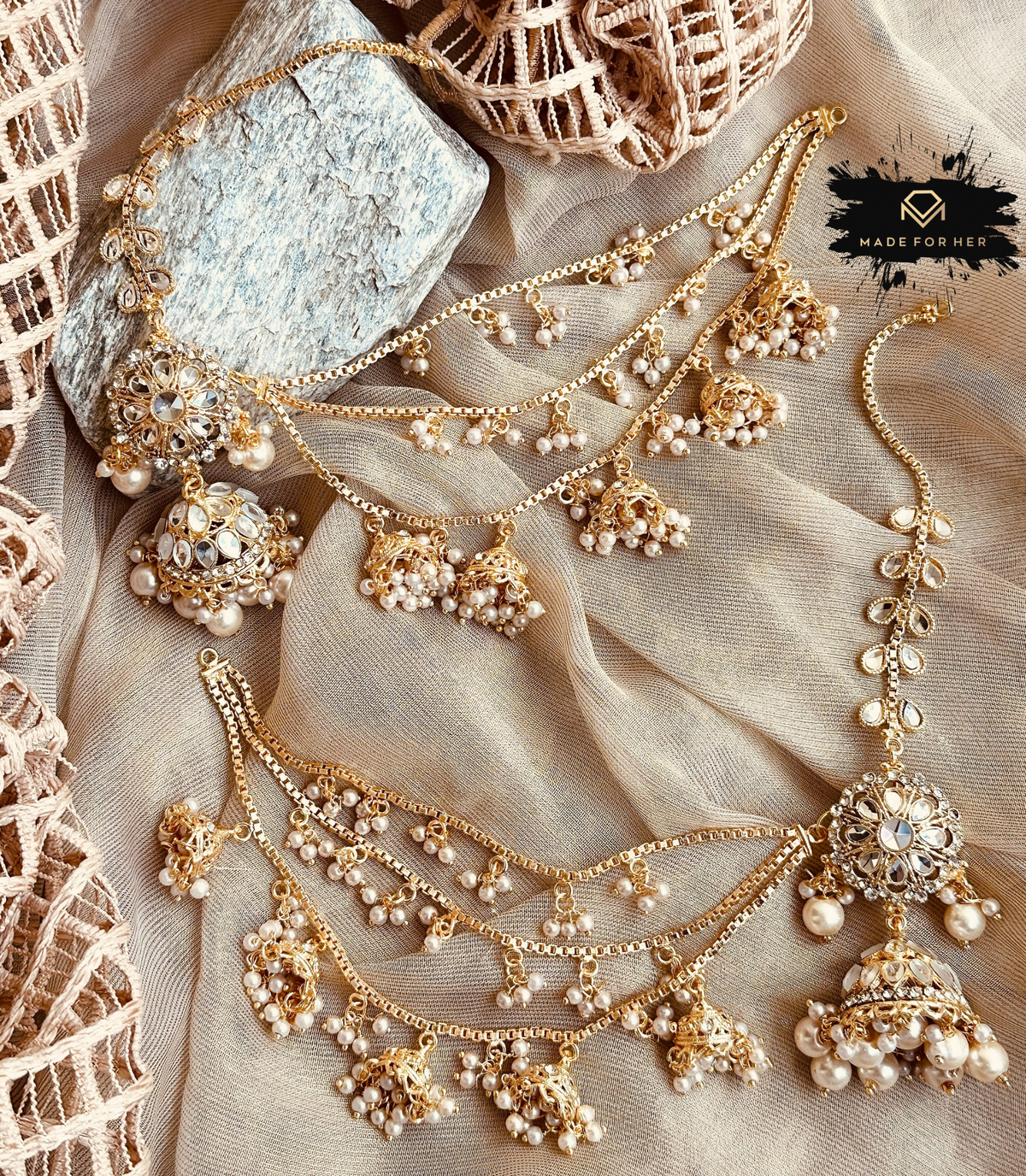 Aaria Drops - Sahara Jhumkis - WM1120