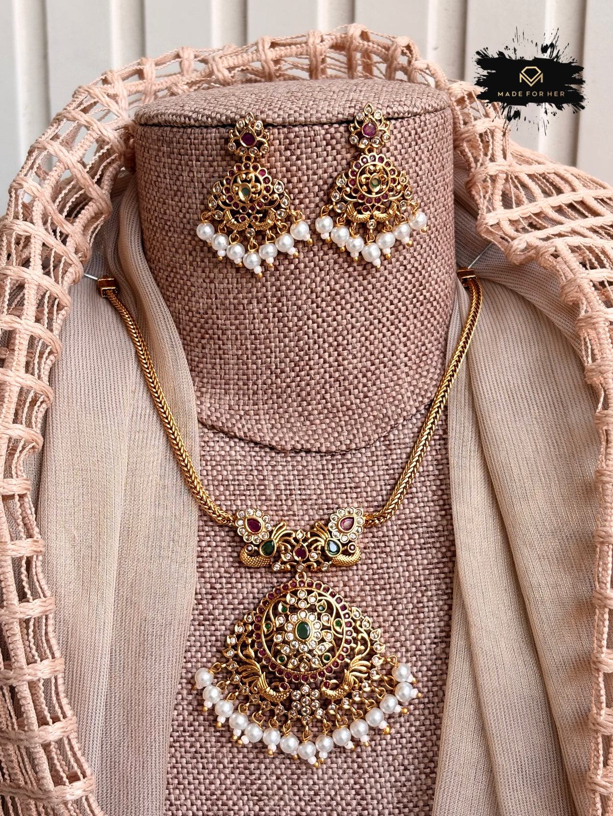 Velisse South Necklace Set - KSTP1039